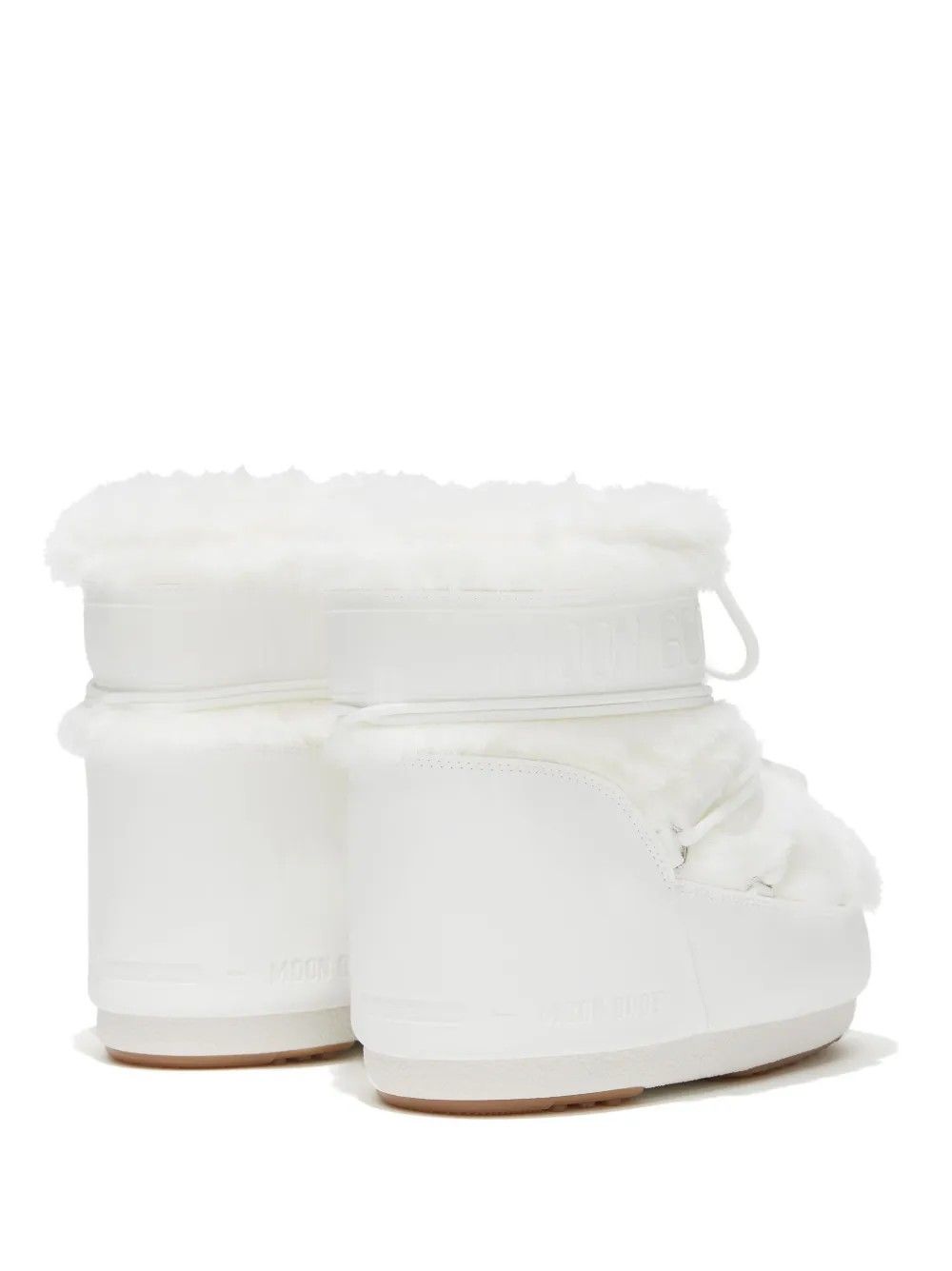 MB ICON LOW FAUX FUR OPTICAL WHITE #A002 MOON BOOT Scarpe 80D1409390