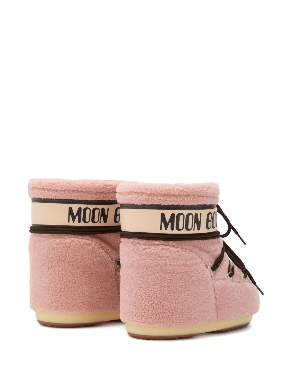MB ICON LOW FLEECE PINK #J001 MOON BOOT Scarpe 80D1409700
