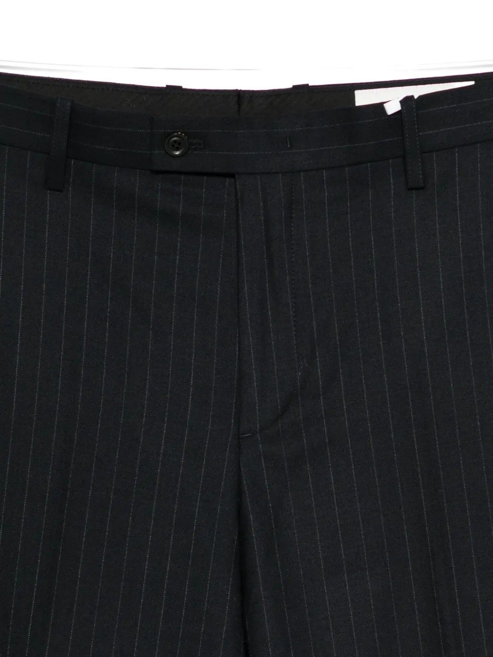 STRIPED WOOL FLARED TROUSERS #NAVY TONYWACK Trousers BE34PT36