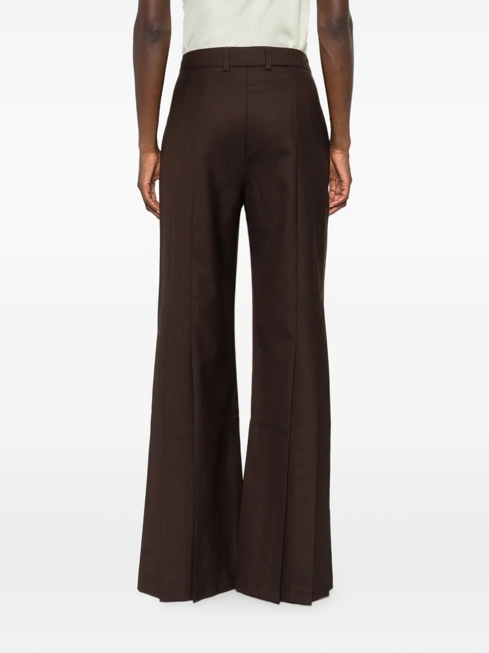 ISLA TROUSER WOOL #DARK BROWN SEFR Trousers WFW25ISLADAR