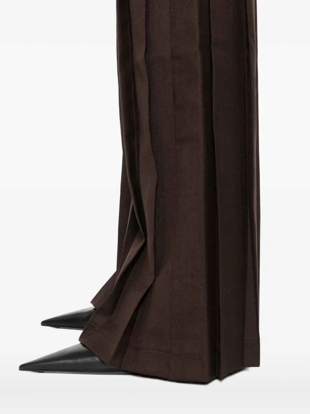 ISLA TROUSER WOOL #DARK BROWN SEFR Trousers WFW25ISLADAR