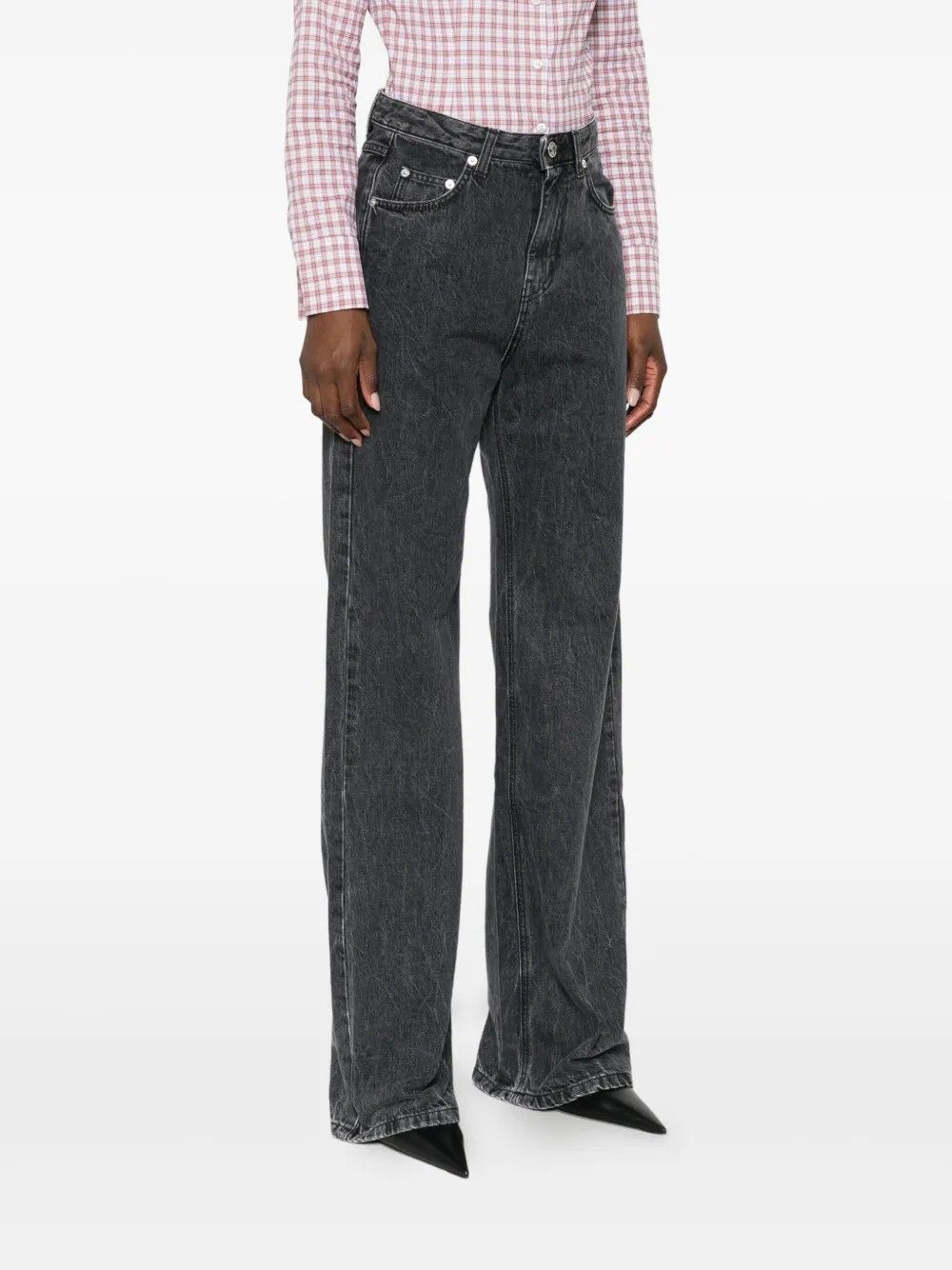 TIERRA JEANS #BLACK MARBLE SEFR Trousers WFW24TIERRABLA