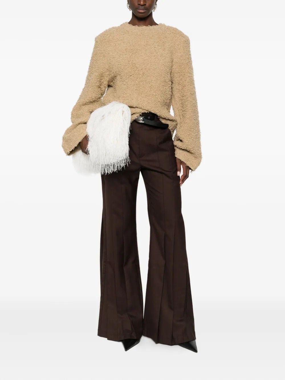 CHIARA SWEATER TUSSAH SLUBBY #BEIGE SEFR Jersey WFW25CHIARATUS