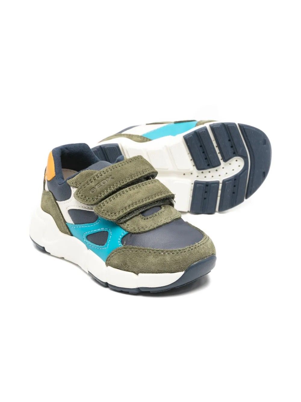 B FLEXYPER MINI DK GREEN/NAVY #C3024 GEOX Scarpe B566GE 022BC C3024