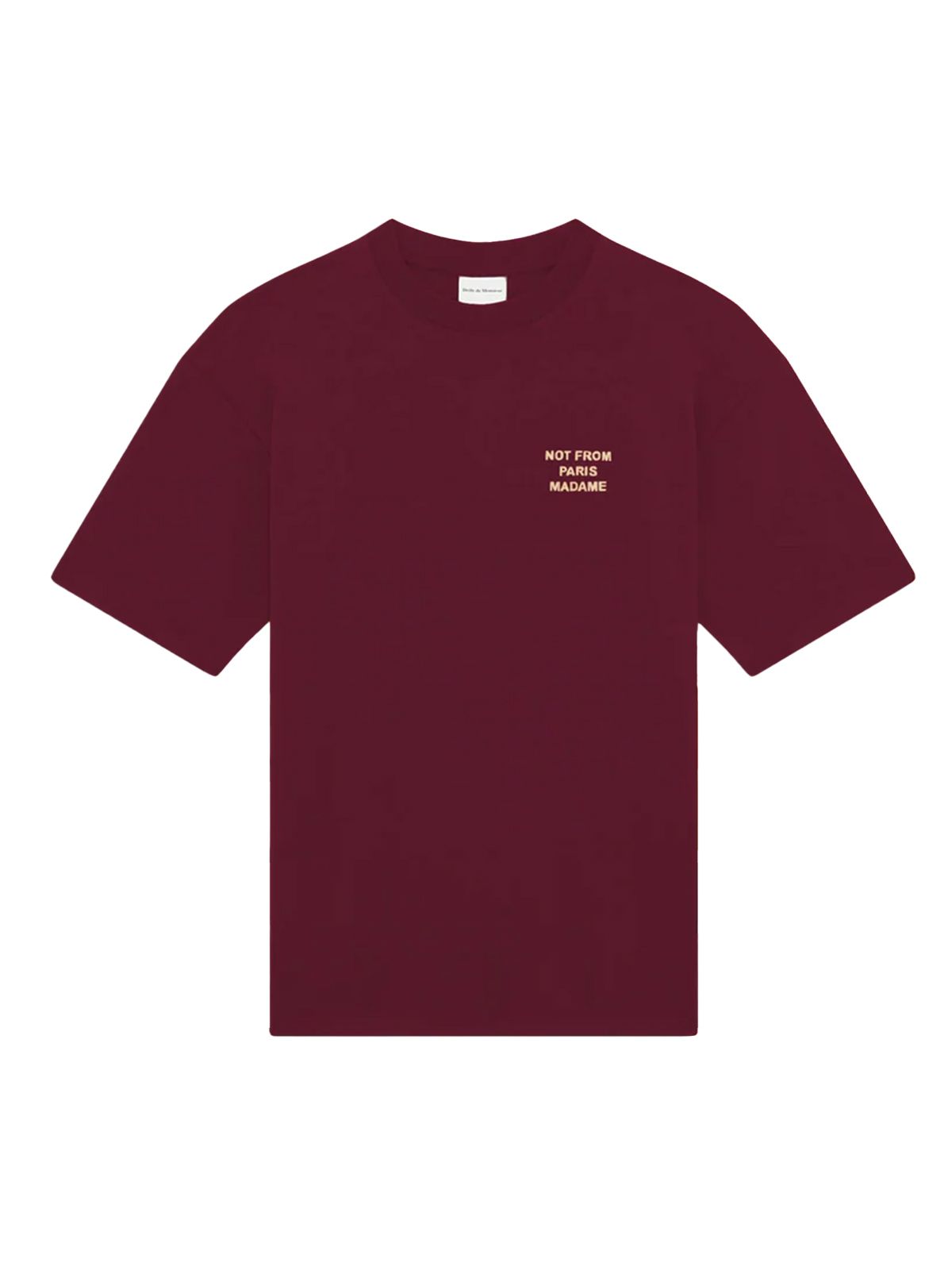 LE T-SHIRT SLOGAN #WINE DROLE DE MONSIEUR T-shirt I TS203 CO002 WN