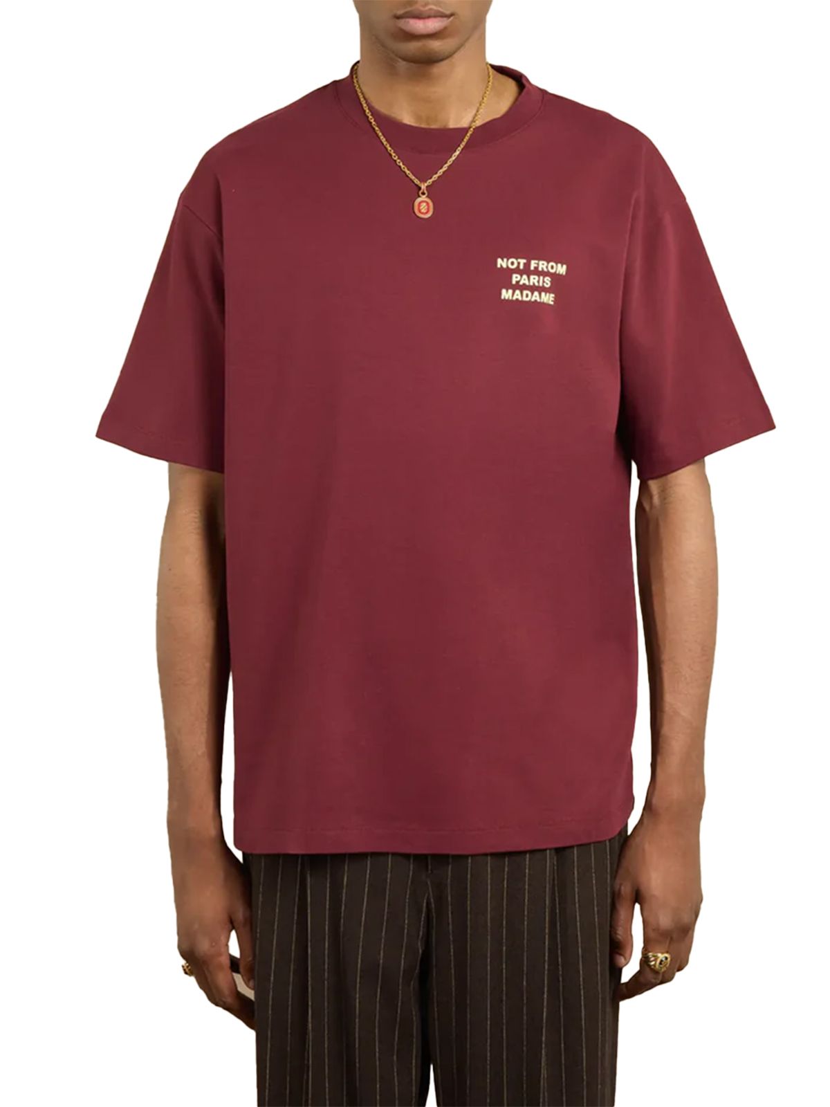 LE T-SHIRT SLOGAN #WINE DROLE DE MONSIEUR T-shirt I TS203 CO002 WN