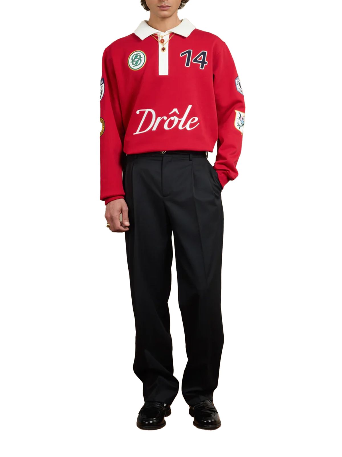 LE POLO RACING #RED DROLE DE MONSIEUR Jersey I PL158 CO127 RD