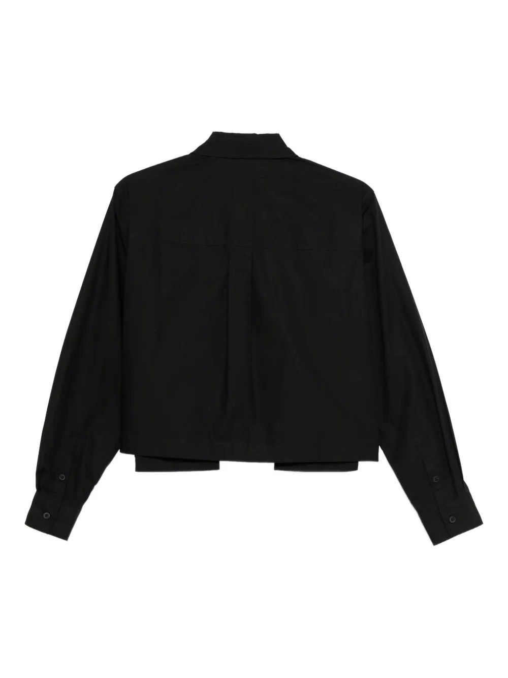 BOXY WOVEN SHIRT BLACK #999 KARL LAGERFELD Shirt A4W11004