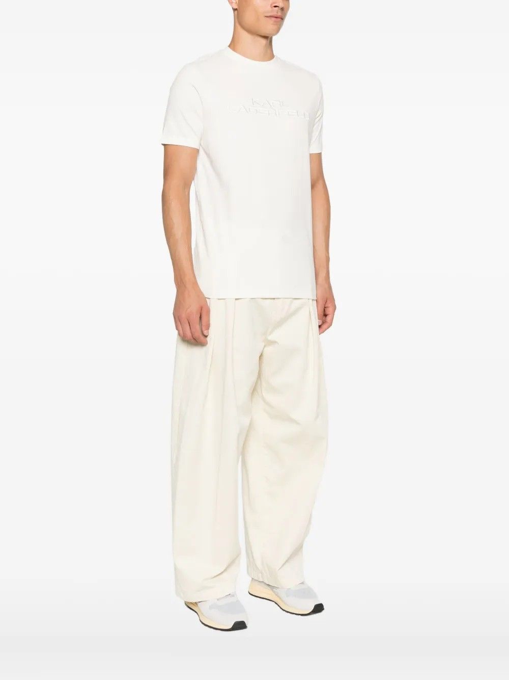 T-SHIRT CREWNECK CHAMPAGNE #80 KARL LAGERFELD T-shirt 75503755422