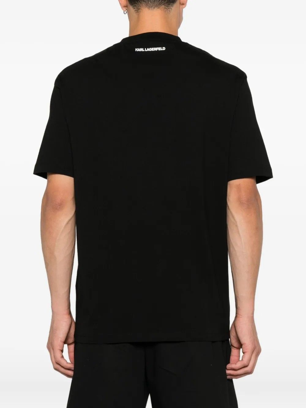 T-SHIRT CREWNECK BLACK #990 KARL LAGERFELD T-shirt 75513955422