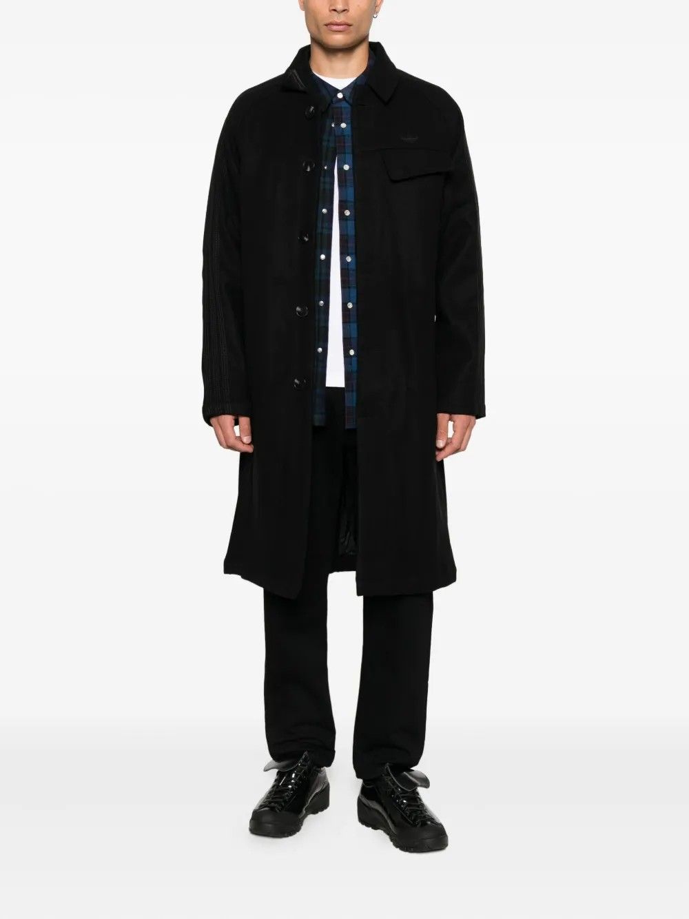 P ESS OVERCOAT #BLACK ADIDAS ORIGINALS Outerwear JW0120