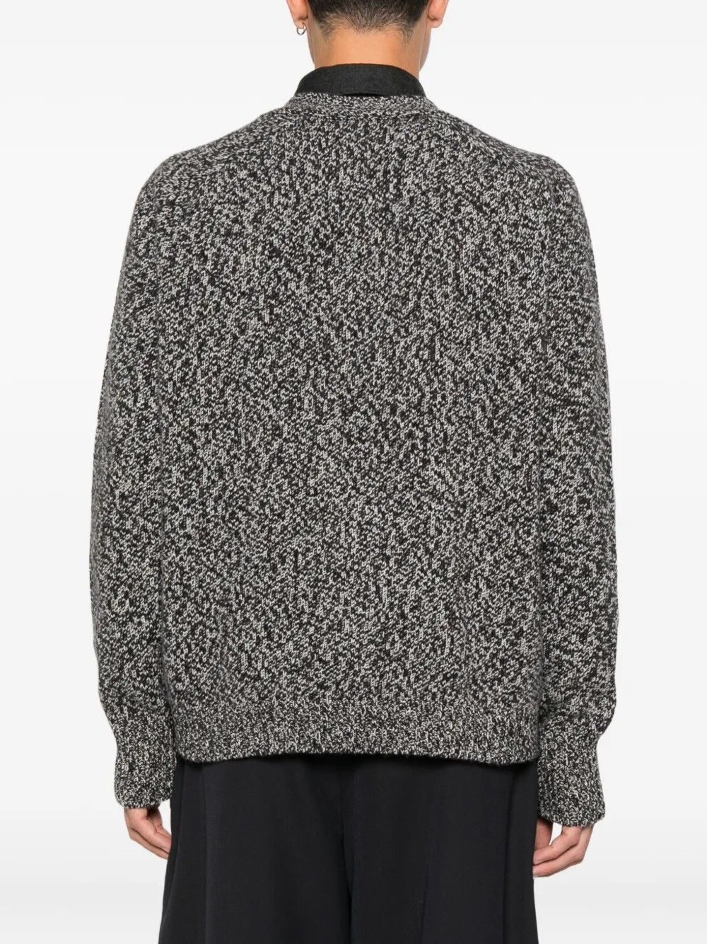 5GG CARDIGAN #NAVY MOULINE STUDIO NICHOLSON Jersey SEN SNM 049