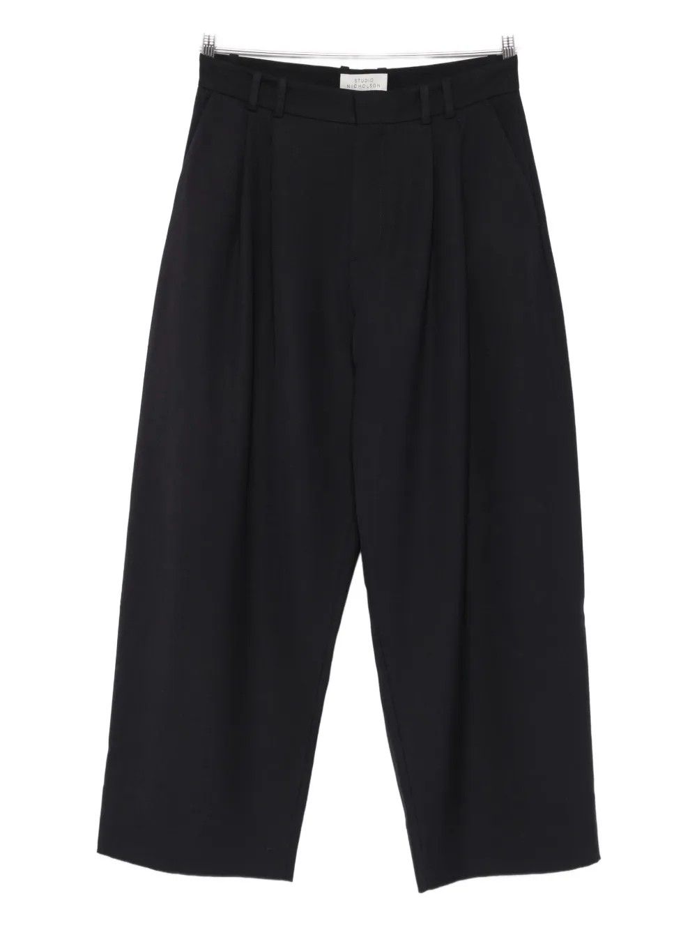 DOUBLE PLEAT VOLUME PANT #PEWTER STUDIO NICHOLSON Pantaloni LINE SNM 1185