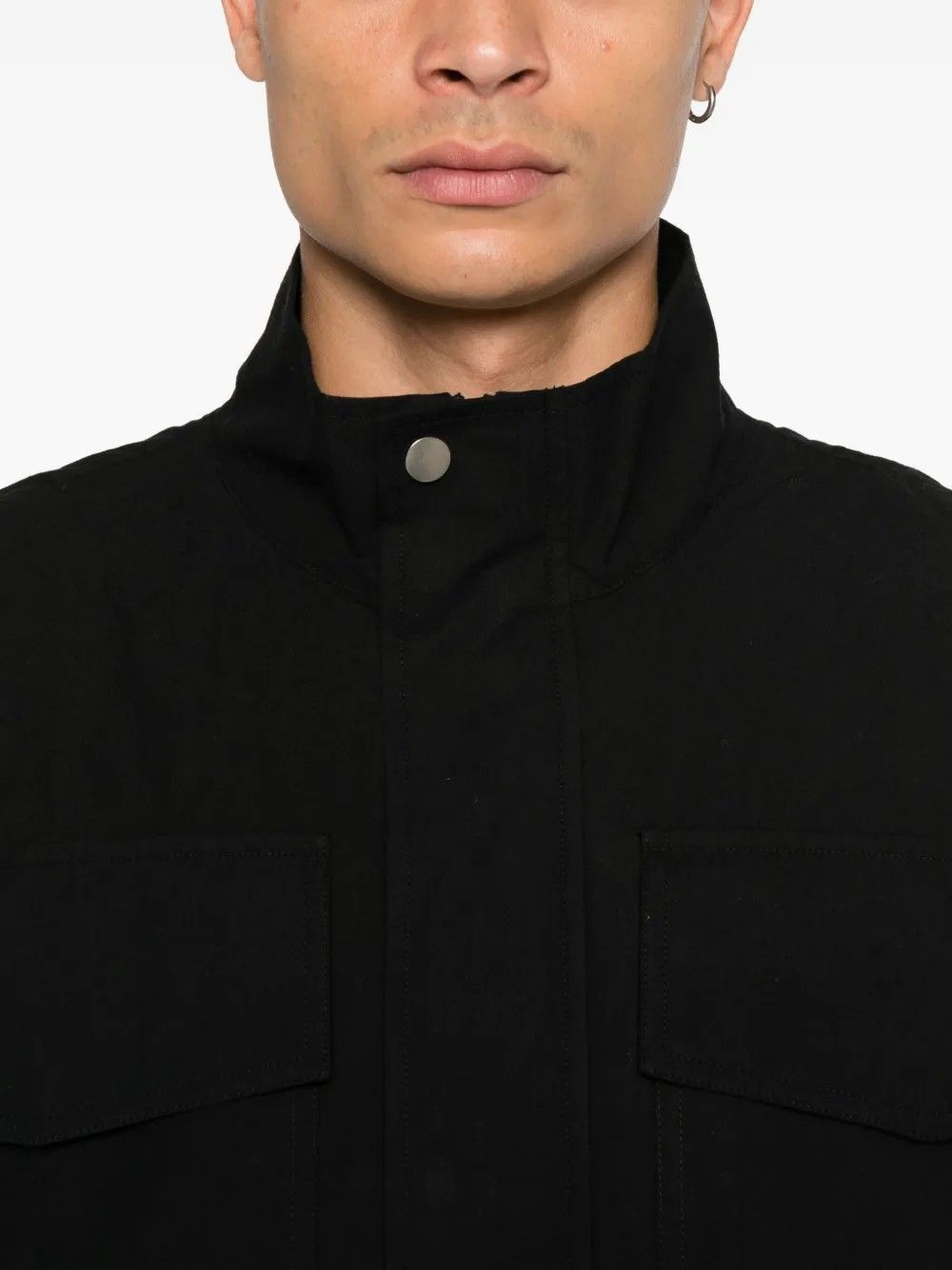 ELASTICATED WAIST JACKET #WASHED BLACK STUDIO NICHOLSON Outerwear VISTA SN 788