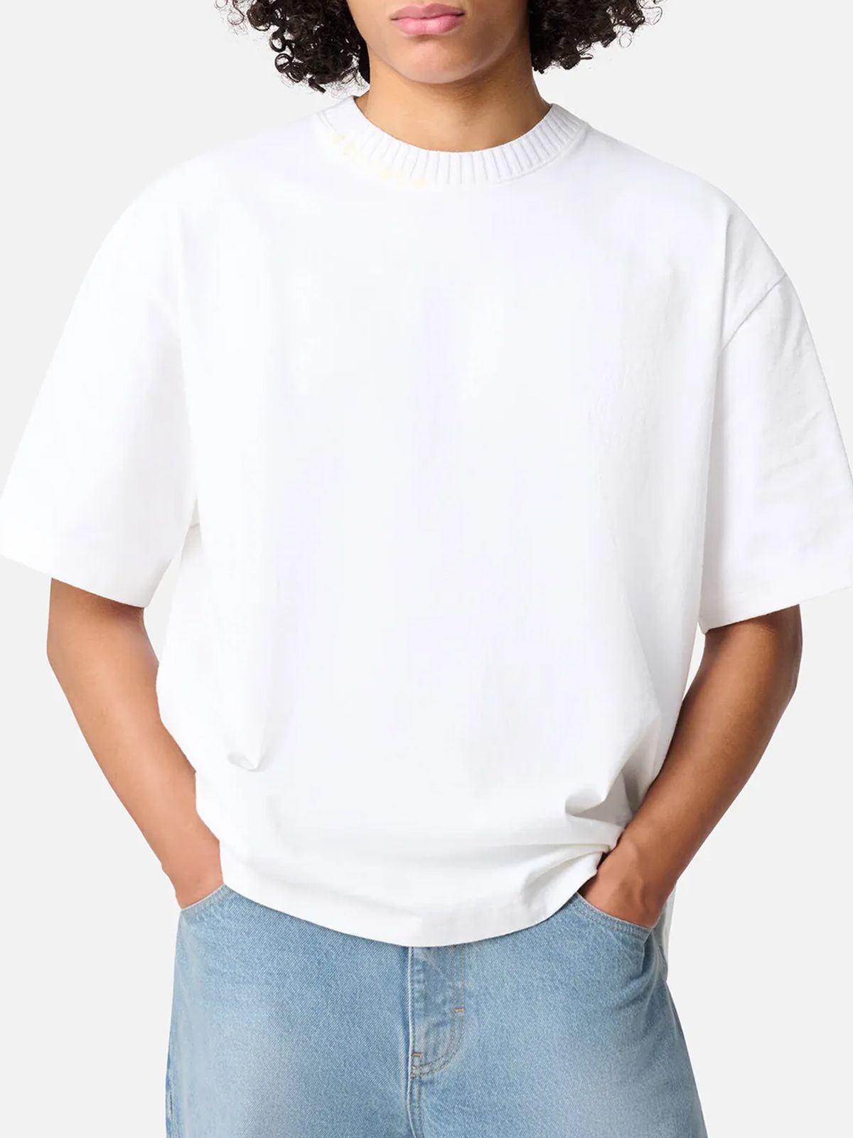 APEX RIBBED T-SHIRT #WHITE AXEL ARIGATO T-shirt A3319002