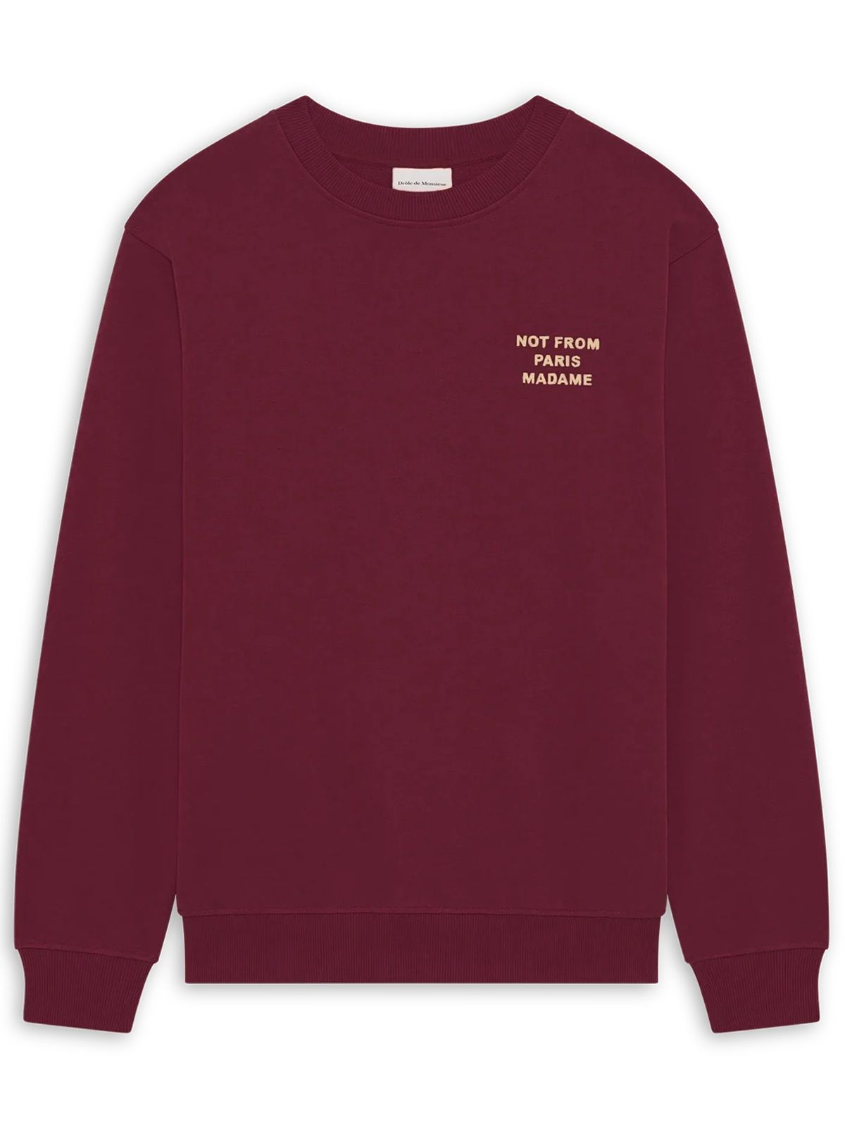 LE SWEATSHIRT SLOGAN #WINE DROLE DE MONSIEUR Jersey I SW149 CO127 WN