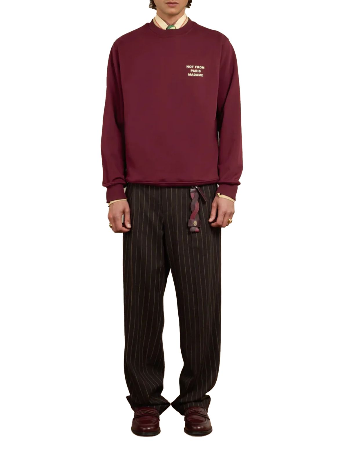 LE SWEATSHIRT SLOGAN #WINE DROLE DE MONSIEUR Jersey I SW149 CO127 WN