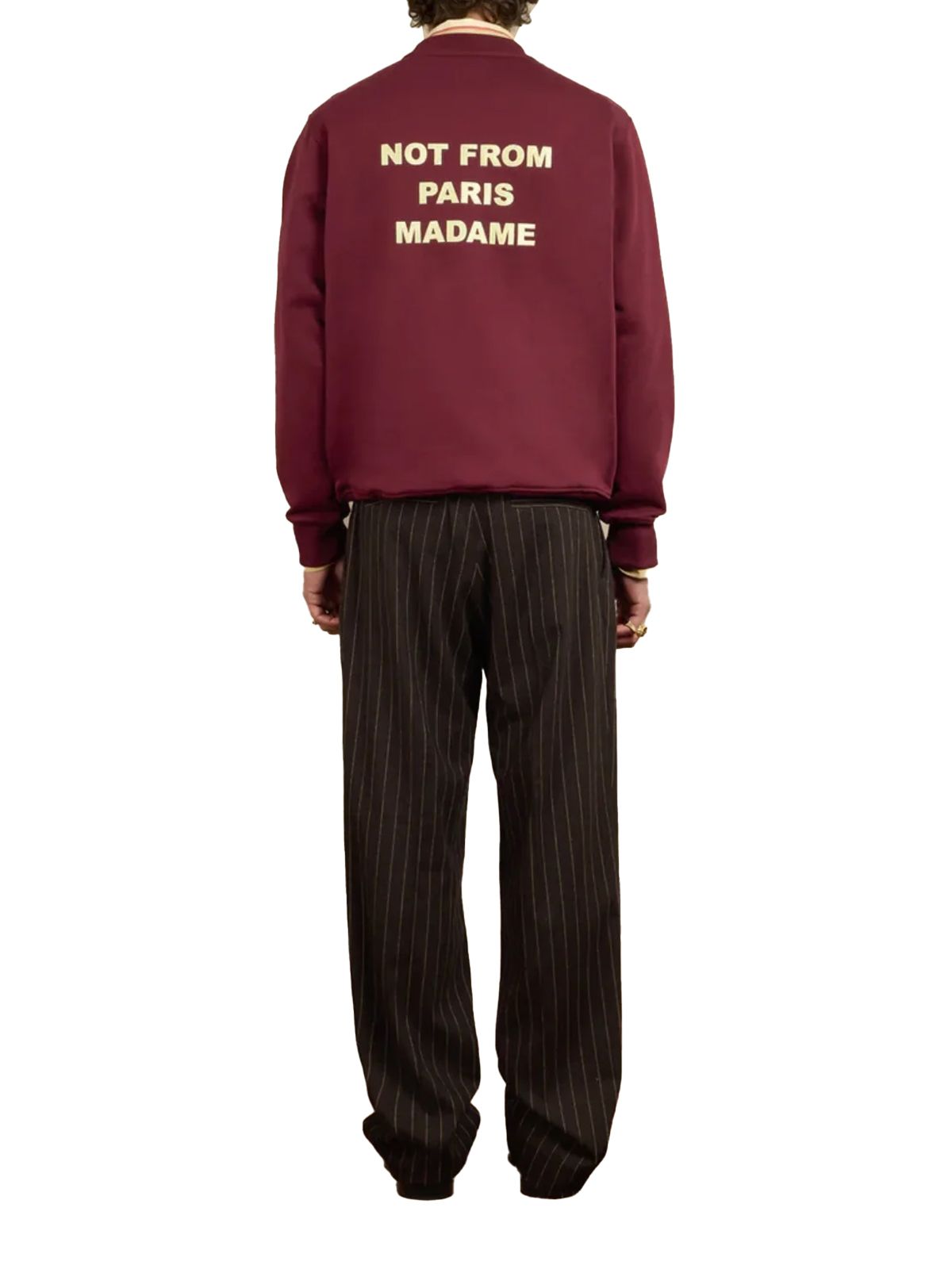 LE SWEATSHIRT SLOGAN #WINE DROLE DE MONSIEUR Jersey I SW149 CO127 WN