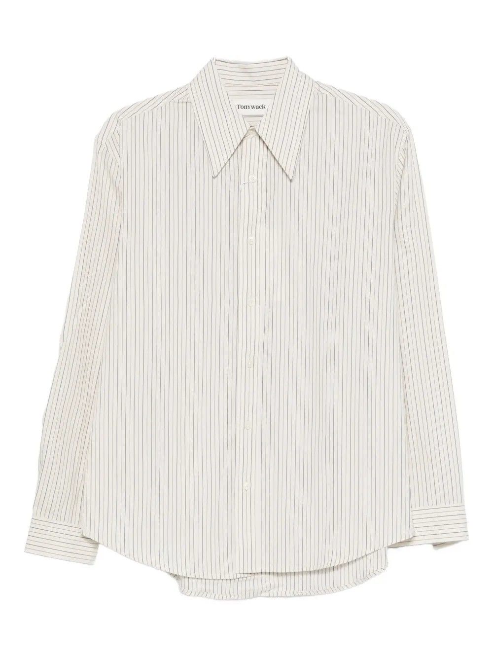 BRUSHED COTTON MULTI STRIPE SHIRT #ECRU TONYWACK Shirt BE34SH24