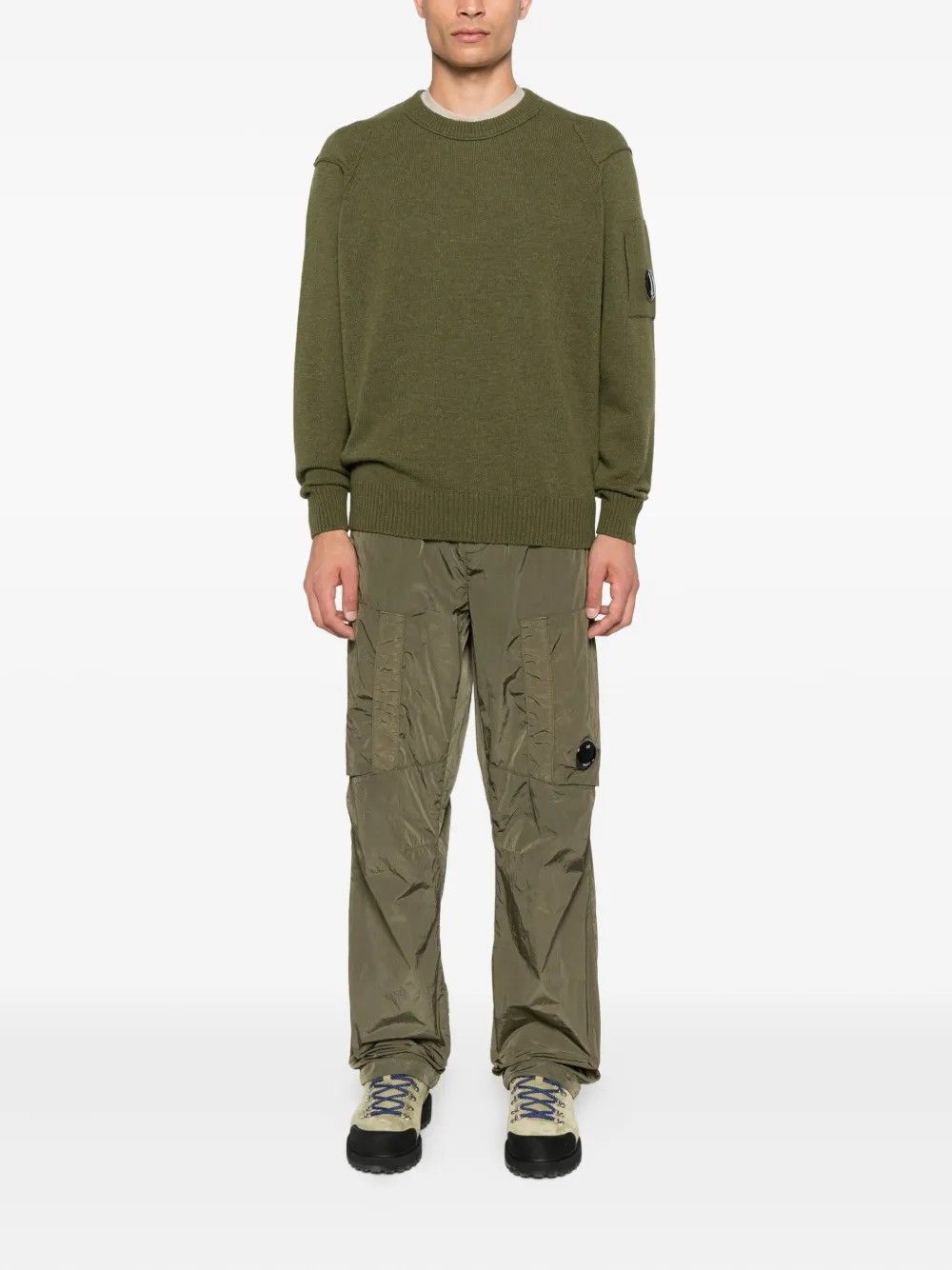 KNITWEAR CREW NECK IN LAMBSWOOL GRS #652 C.P. COMPANY Jersey 19CMKN707A110149A