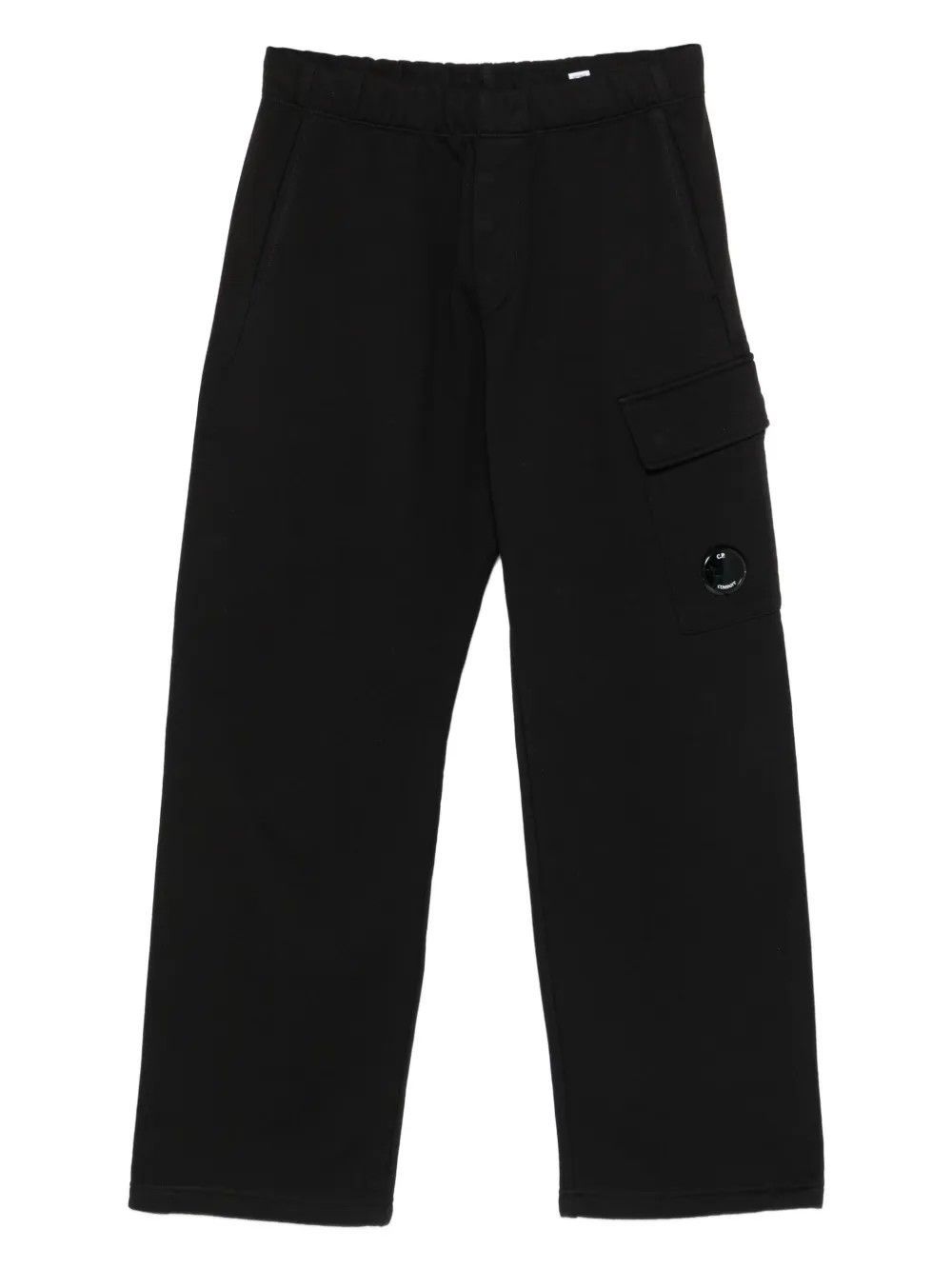 SWEATPANTS CARGO PANT IN DIAGONAL #999 C.P. COMPANY Trousers 19CMSP141A005086W