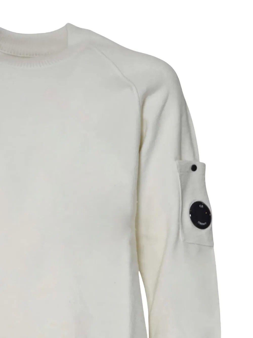 KNITWEAR CREW NECK IN MERINO WHITE #103 C.P. COMPANY Jersey 19CMKN198A110468A