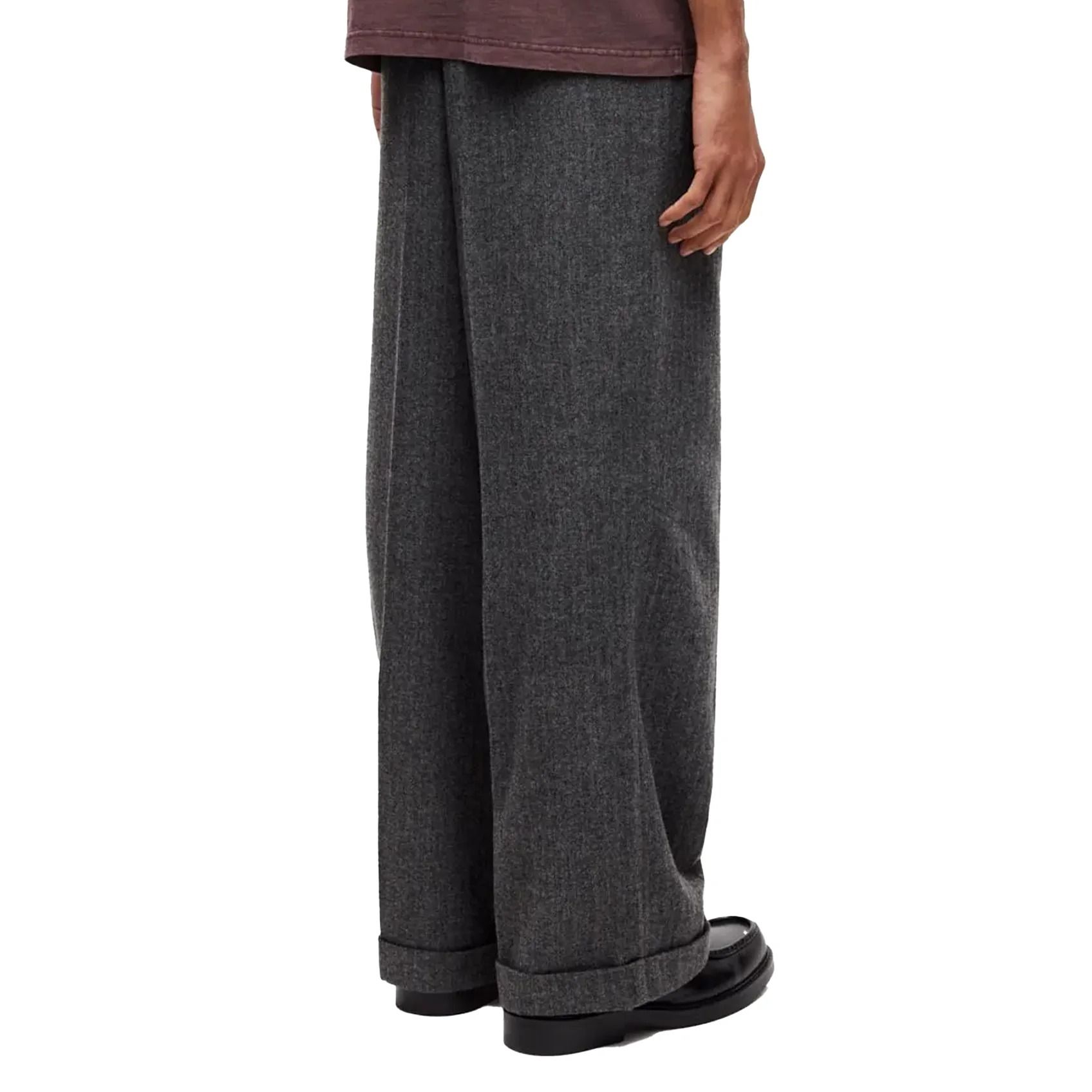 SABRUCE TROUSERS 15719 #GREY HERRINGBONE SAMSOE Trousers M25300081