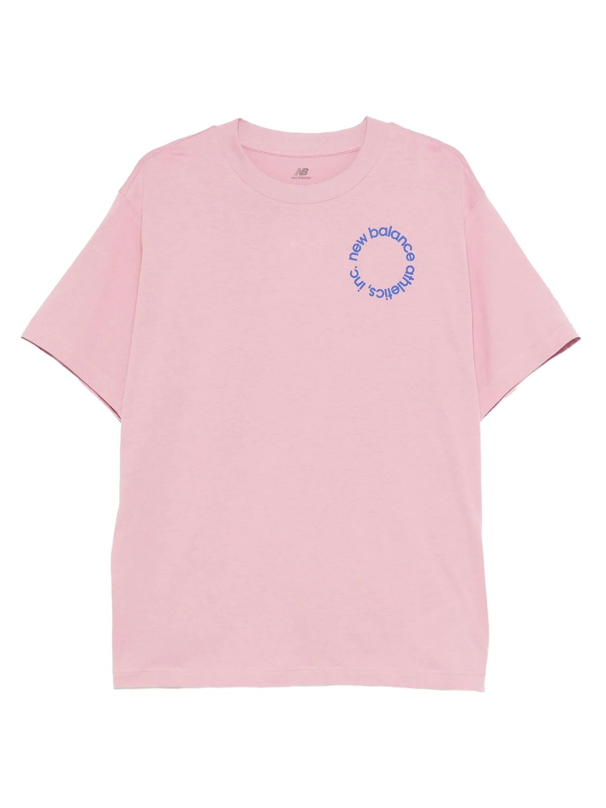 CIRCULAR LOGO T-SHIRT #PINK TAFFY NEW BALANCE T-shirt MT53926PTF