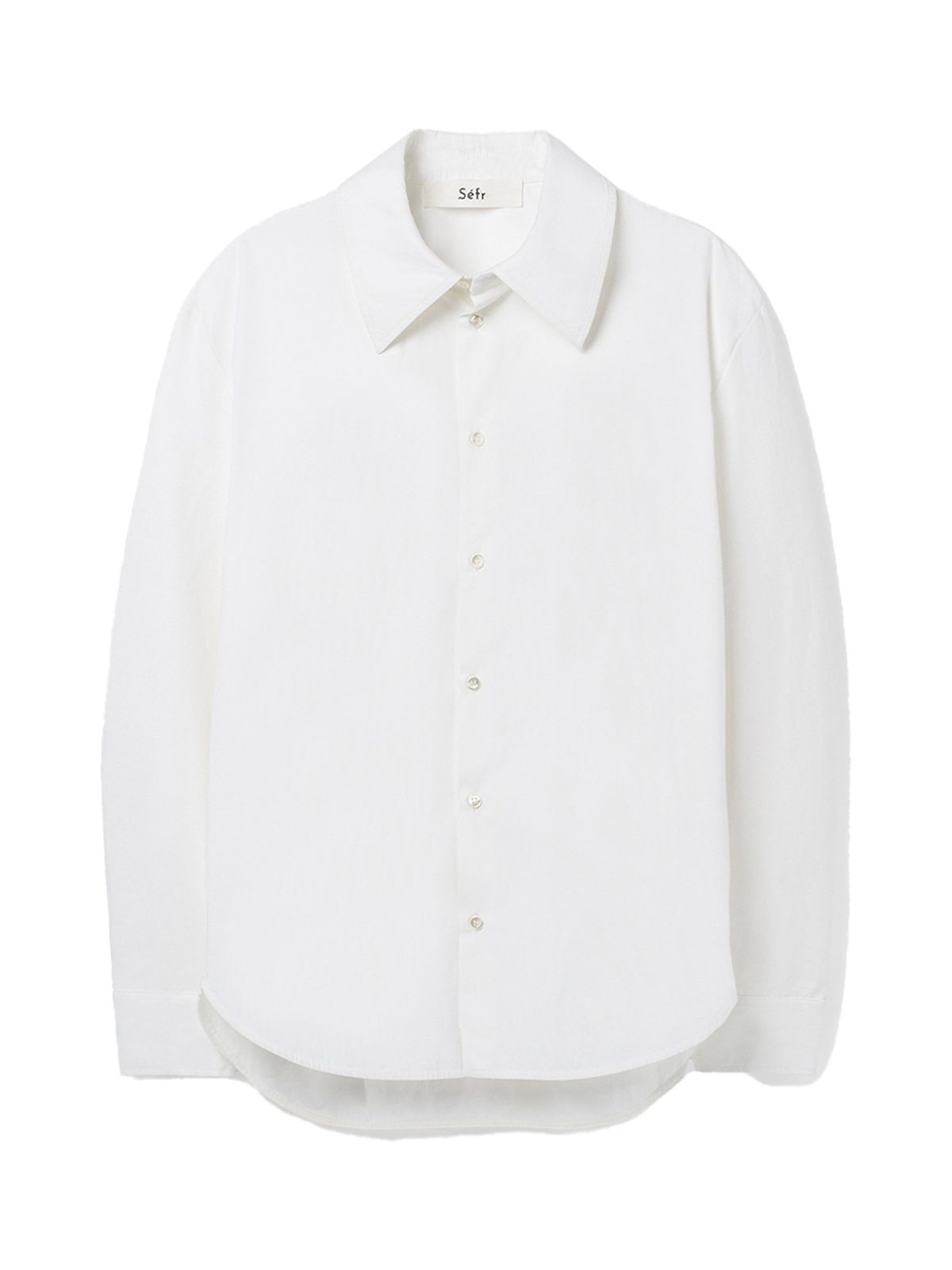 TRINO SHIRT POPLIN #WHITE FINE SEFR Shirt MFW25TRINOWHI