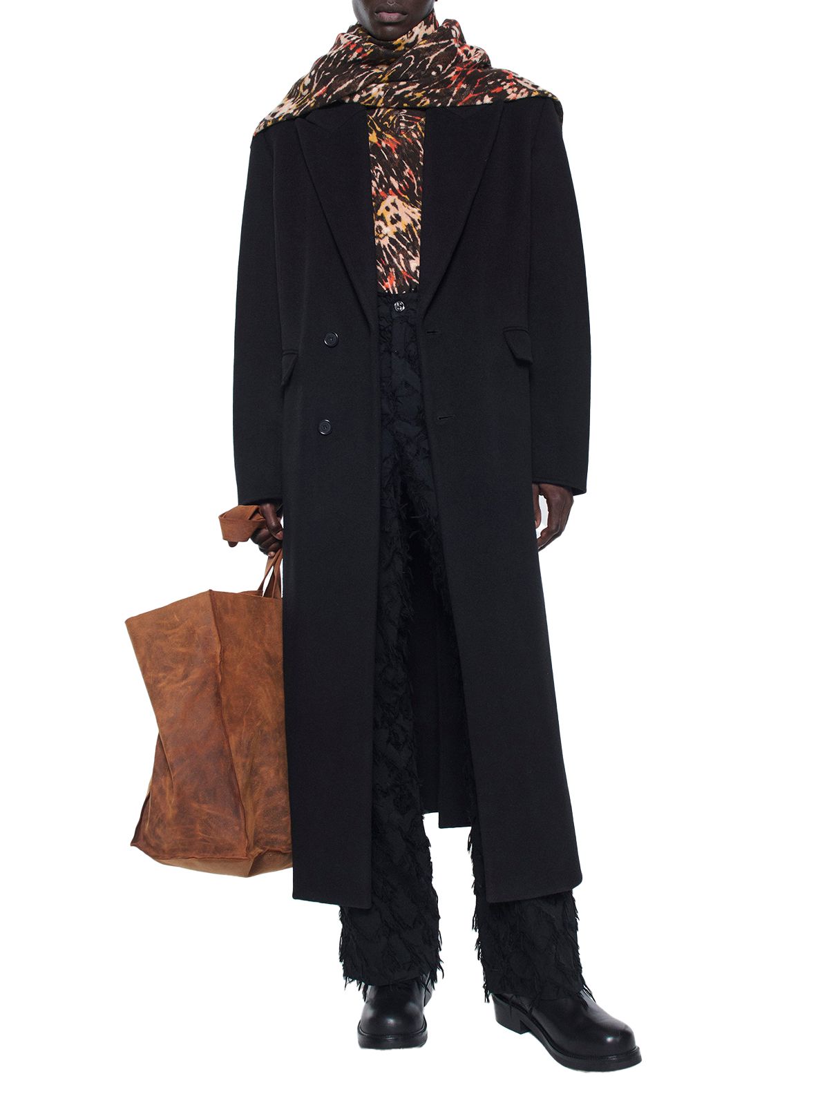 TETSU COAT #SHUNGITE DOUBLE SEFR Outerwear MFW25TETSUSHU