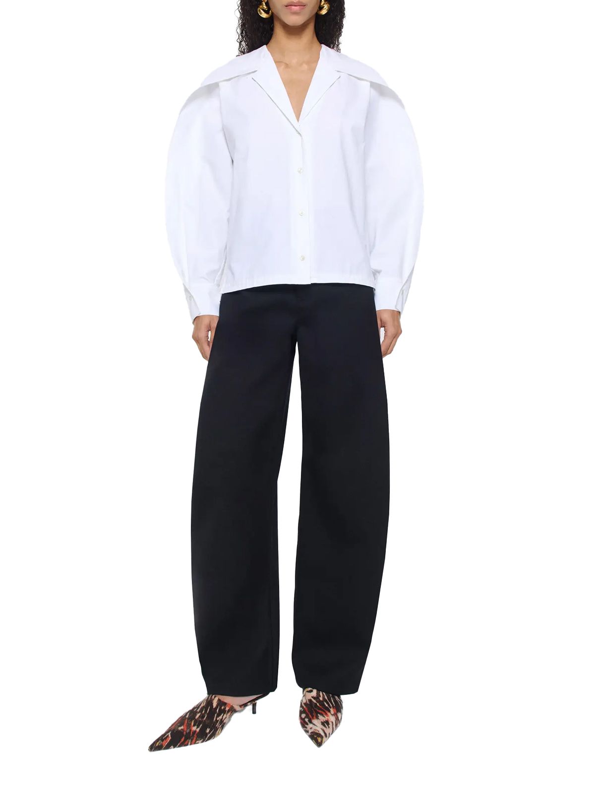 ARC SHIRT FINE POPLIN #WHITE SEFR Maglieria WFW25ARCWHI