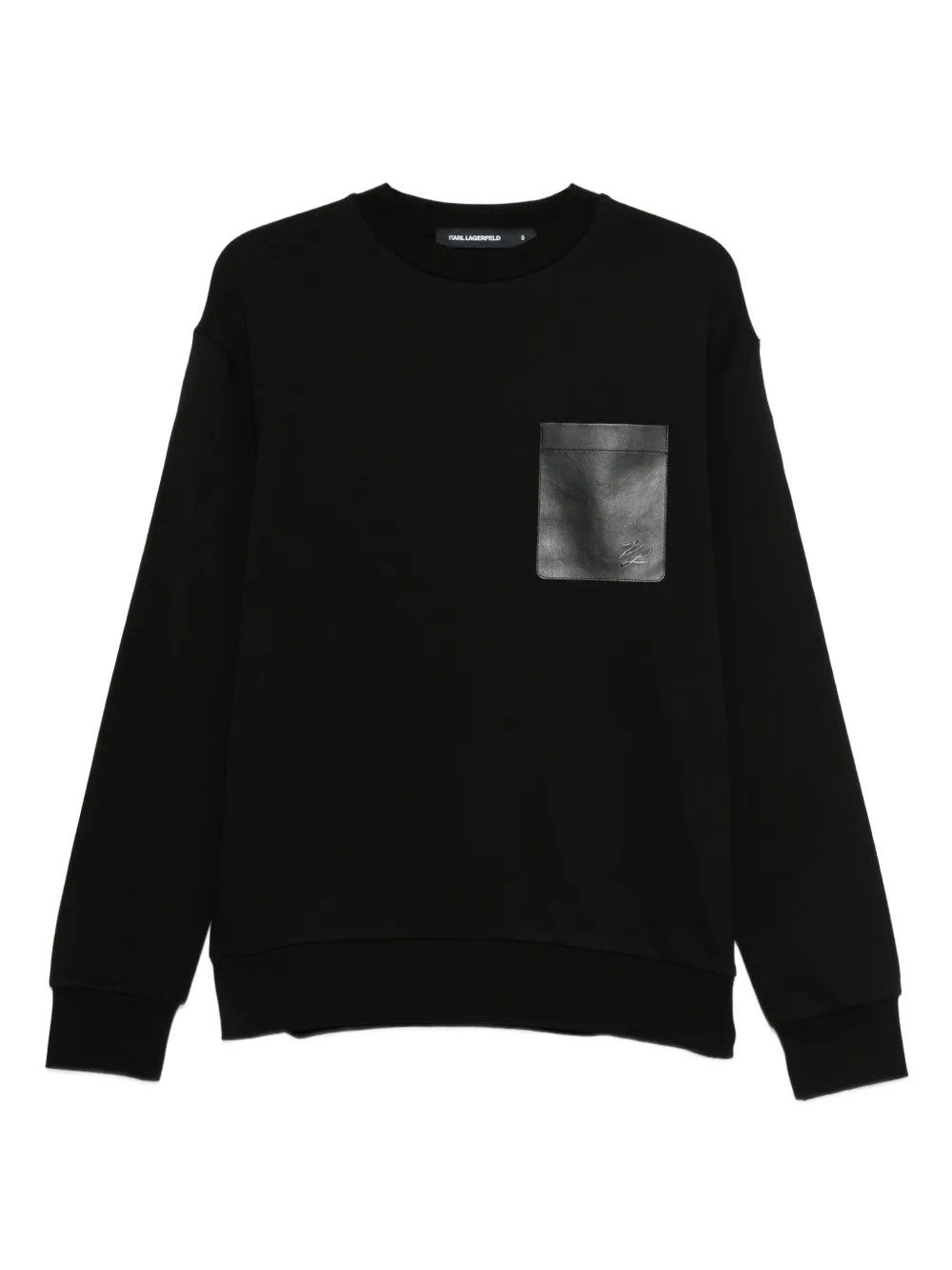 SWEAT CREWNECK BLACK #990 KARL LAGERFELD Jersey 70510355391