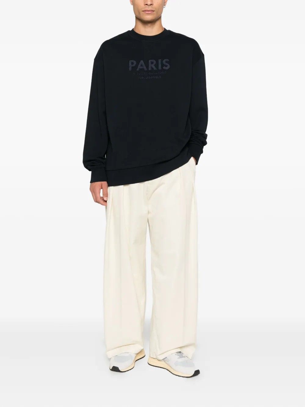 SWEAT CREWNECK NAVY #680 KARL LAGERFELD Jersey 70510755391