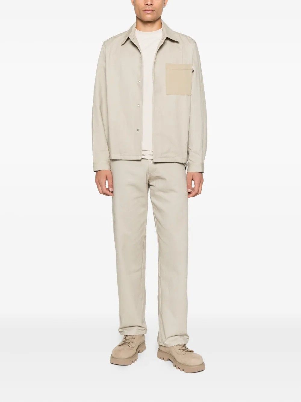 T-SHIRT CREWNECK SAND #410 KARL LAGERFELD T-shirt 75575055422