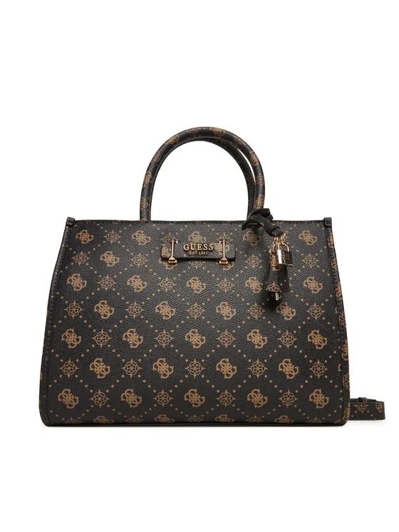 SILIA 2 COMP TOTE #ESPRESSO LOGO GUESS  Borse HWGP98 90220 ESL