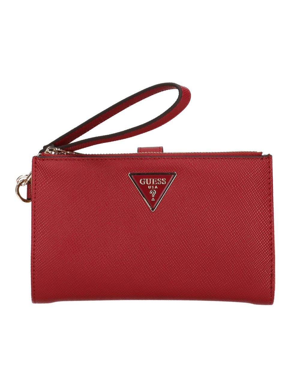 LAUREL II SLG DBL ZIP ORGNZR #GARNET GUESS  Accessories SWZG74 59157 GAR