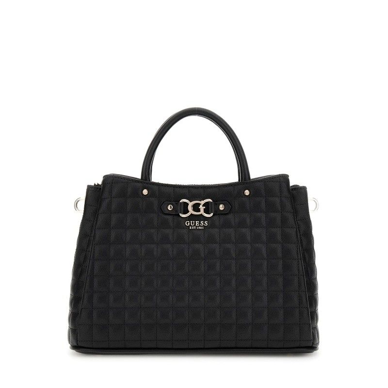NADIRA GIRLFRIEND SATCHEL #BLACK GUESS  Bags HWQG84 24060 BLA