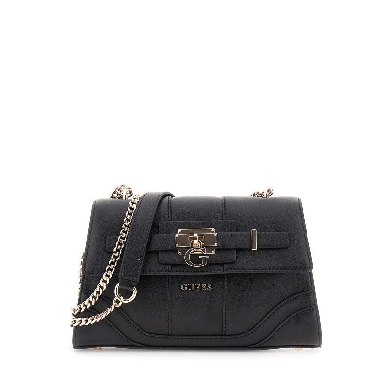 GREYSON II CNVRTBLE XBODY FLAP #BLACK GUESS  Bags HWBG92 06210 BLA