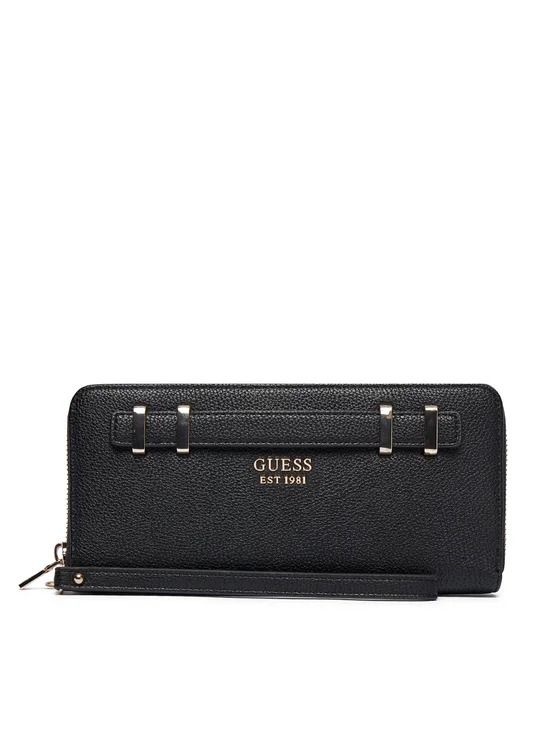 GREGORIA SLG LARGE ZIP AROUND #BLACK GUESS  Accessori SWBG85 46146 BLA