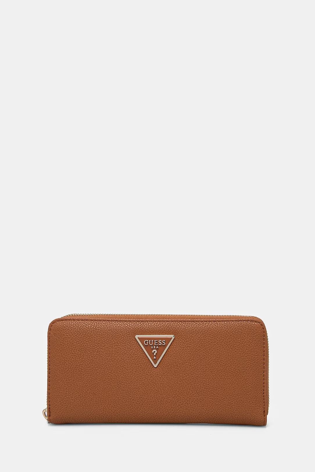 GREGORIA SLG LARGE ZIP AROUND #COGNAC GUESS  Accessori SWBG85 46146 COG