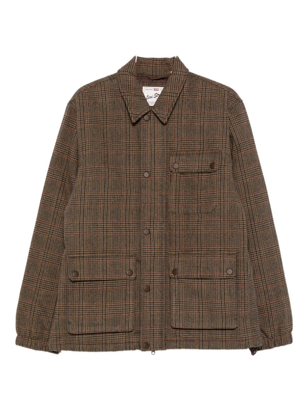 WELLS UTILITY INSUL JKT JACE PLAID BRACKEN #MARRONE LEVI'S Capispalla 003GT 0000