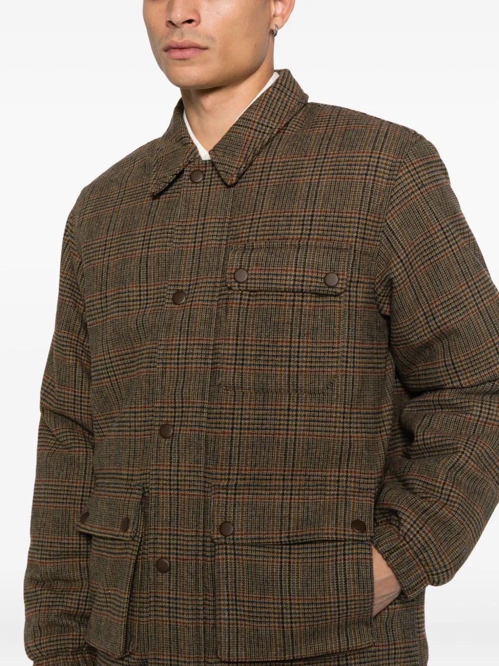 WELLS UTILITY INSUL JKT JACE PLAID BRACKEN #MARRONE LEVI'S Capispalla 003GT 0000