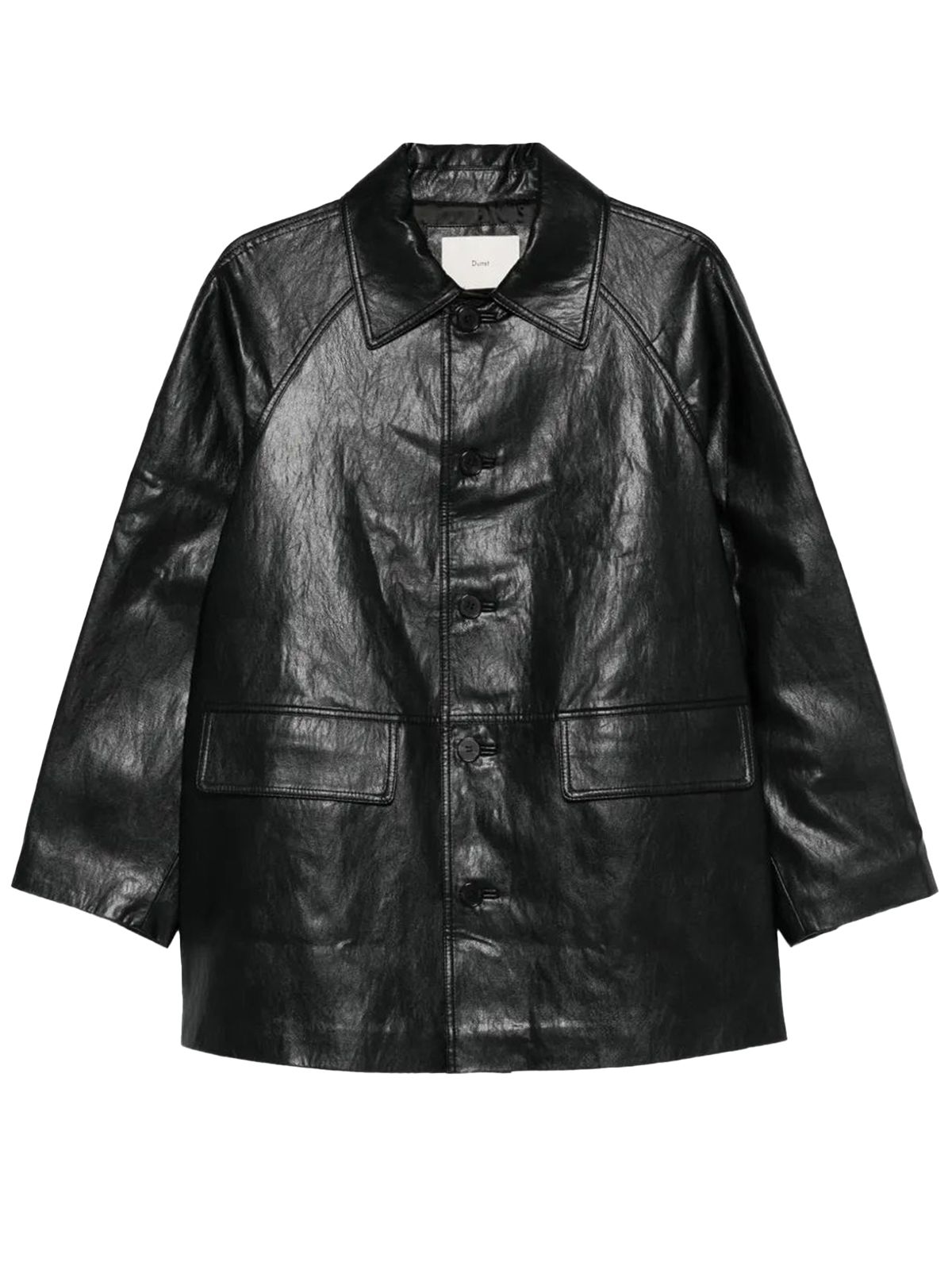 UNISEX LILY VEGAN LEATHER HALF JACKET #BLACK DUNST Capispalla UDJA5C102BK