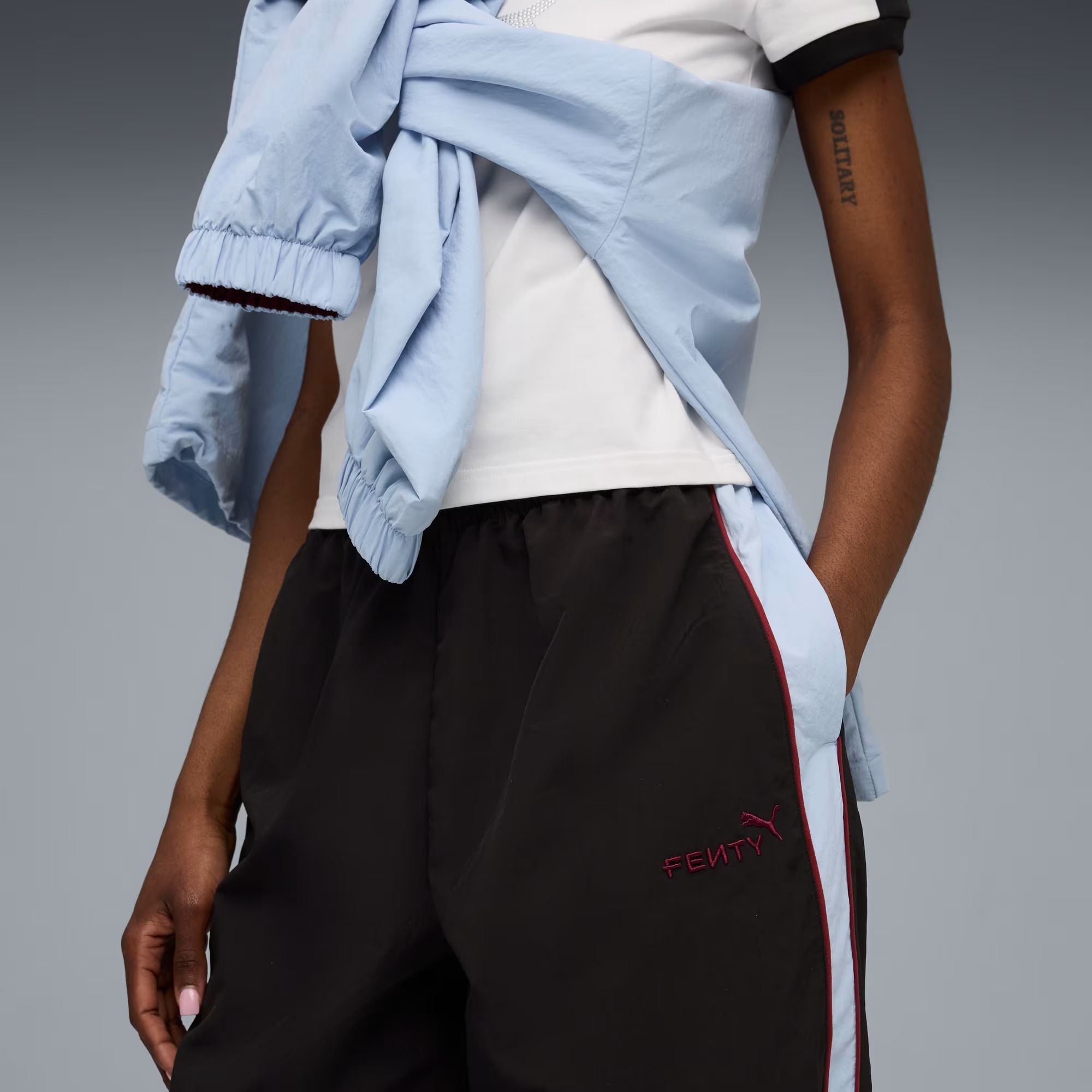 X FENTY NYLON BLACK #01 PUMA Pantaloni 635543-01