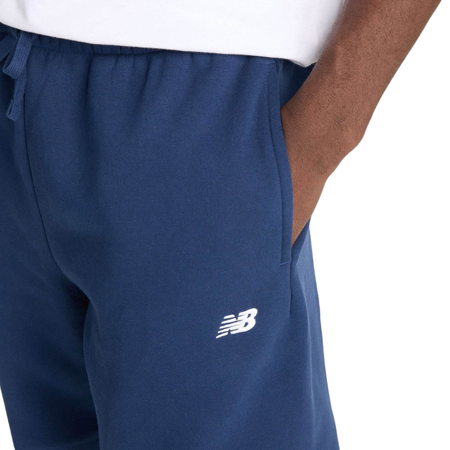 SPORT ESSENTIALS FLEECE JOGGER #NAVY NEW BALANCE Pantaloni MP41503NNY