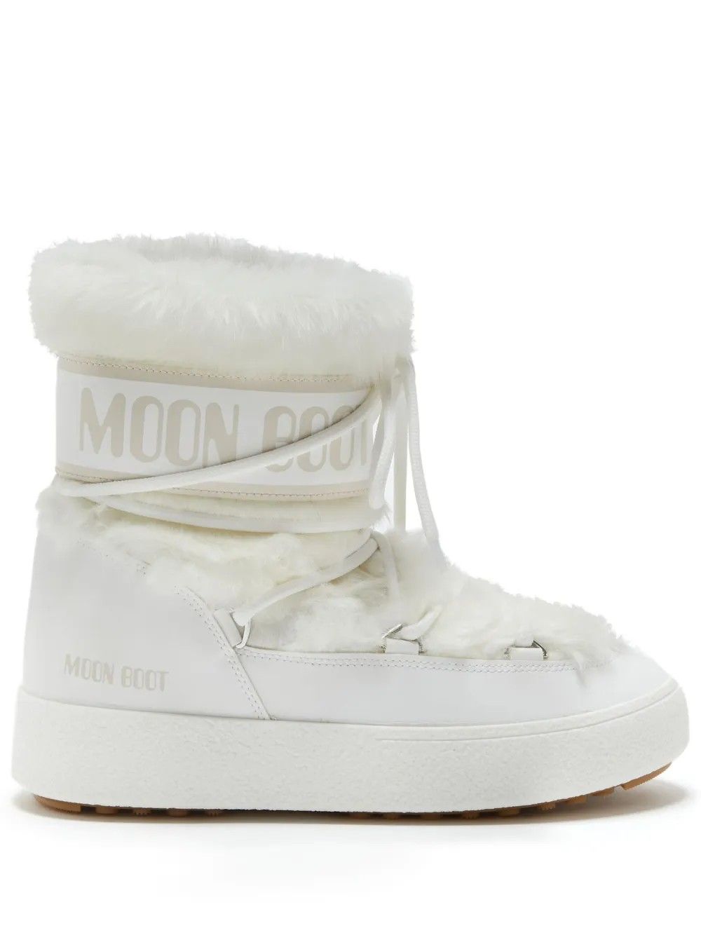MB LTRACK FAUX FUR WP WHITE #A001 MOON BOOT Scarpe 80D2450130