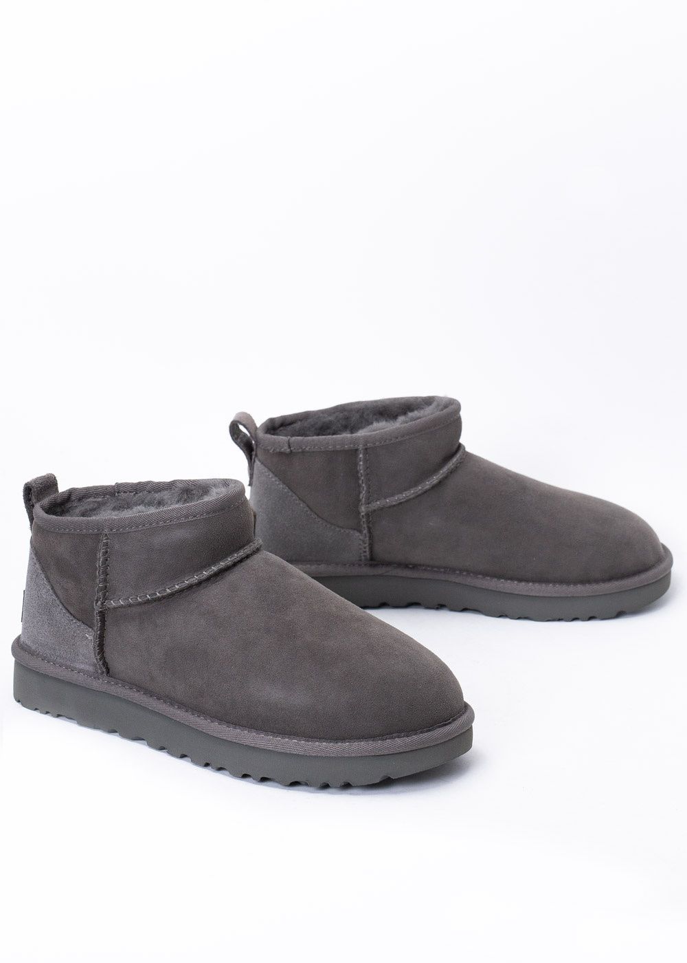 W CLASSIC ULTRA MINI #GREY UGG Shoes 1116109