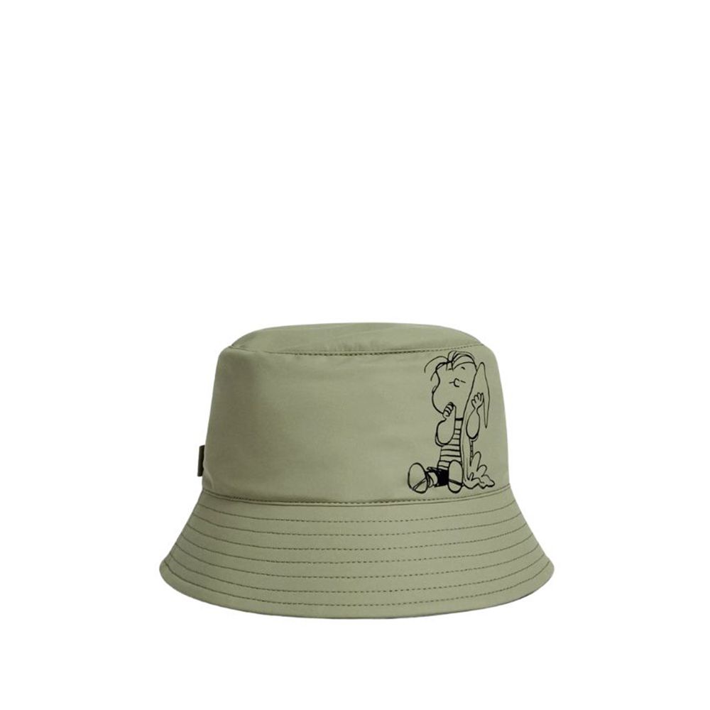 COCCINELLEPEANUTS HAT SMOOTH GREEN #G77 COCCINELLE Accessori E7T1E500101