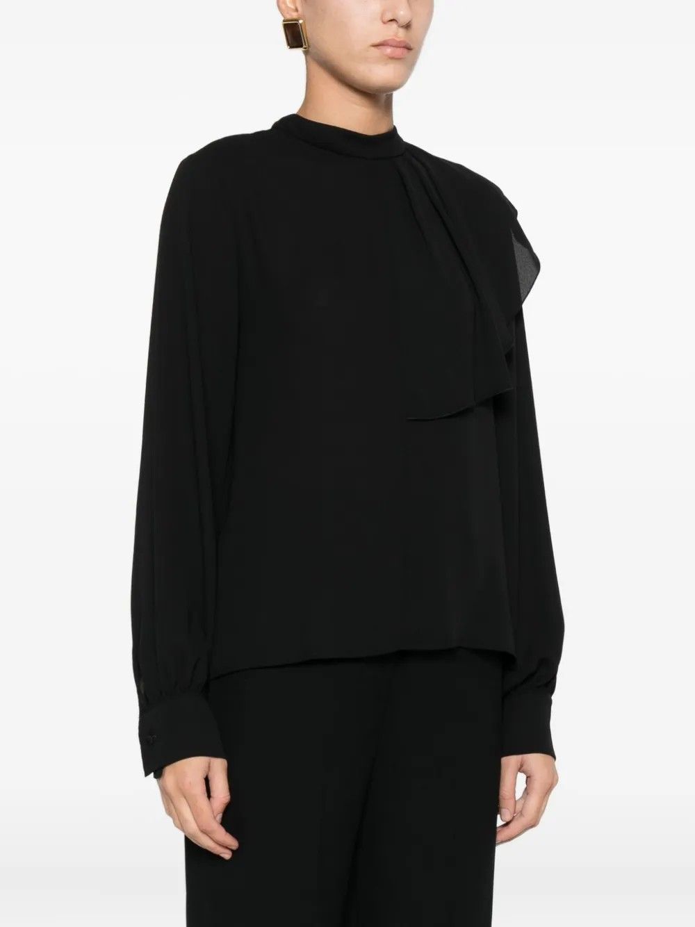 CAMICIA TESSUTO NERO #10 CARLA G Camicie EBIG14D3