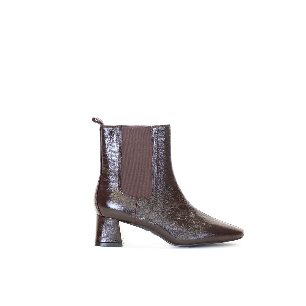 TRONCHETTO #MARRONE GOLD & GOLD Shoes GU310